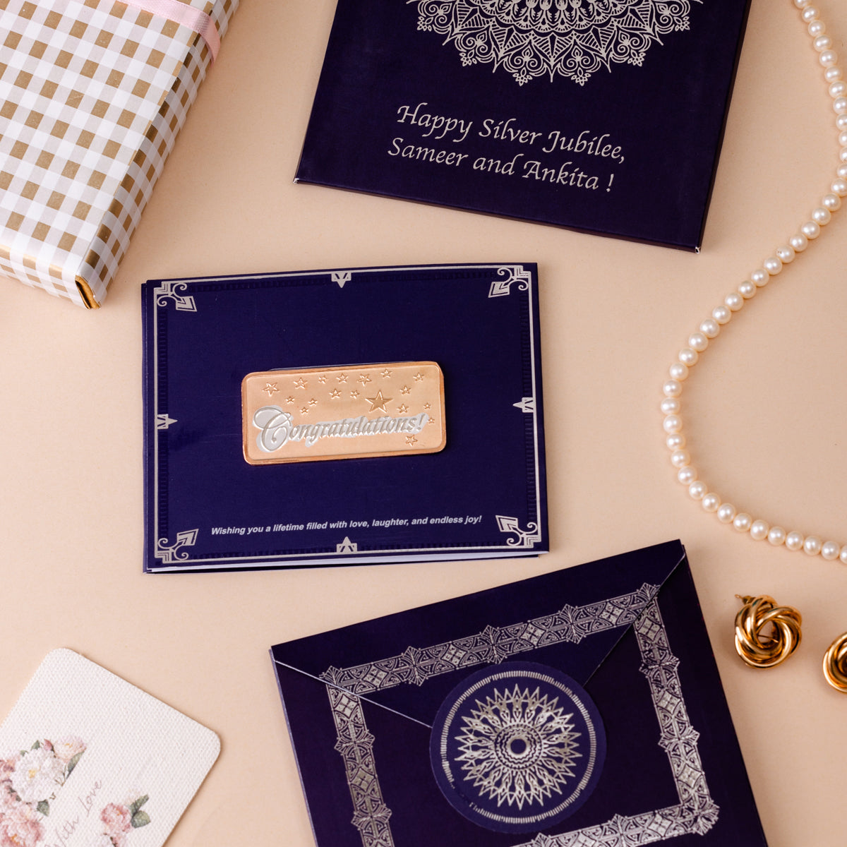 Silver Moments Card Set - Congratulations