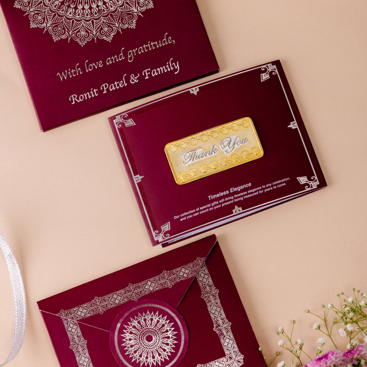 Silver Moments Card Set - Thank You