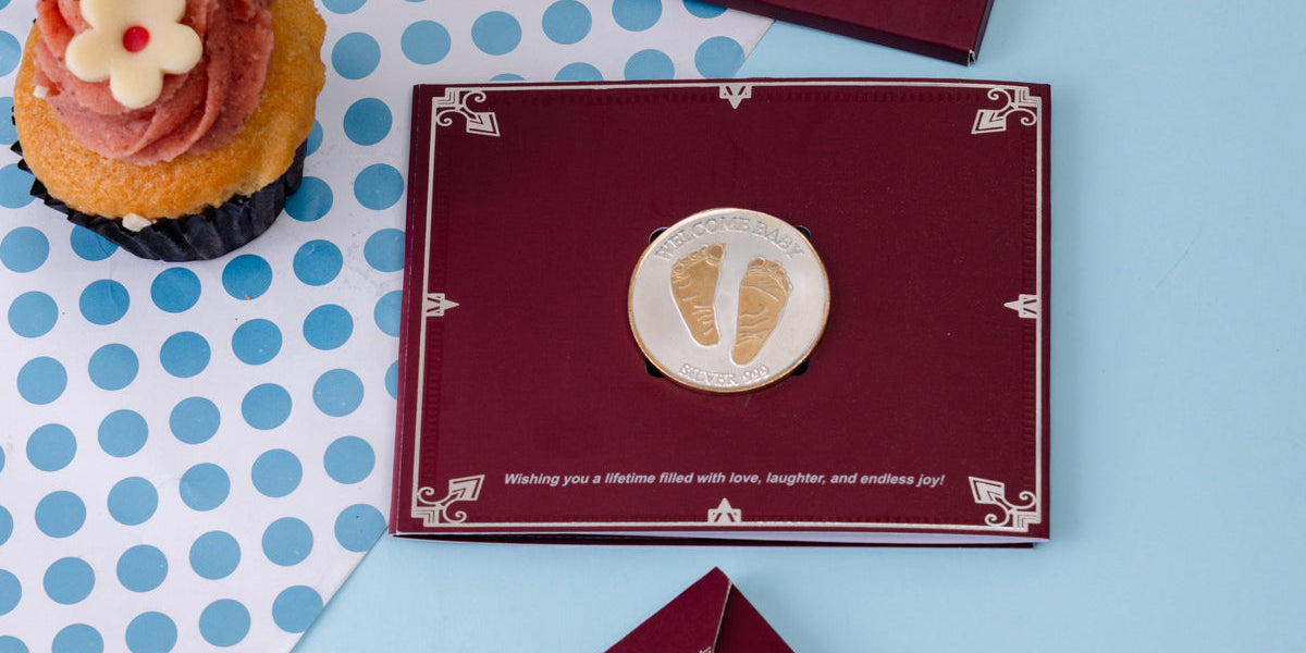 Silver Moments Card Set - New Born