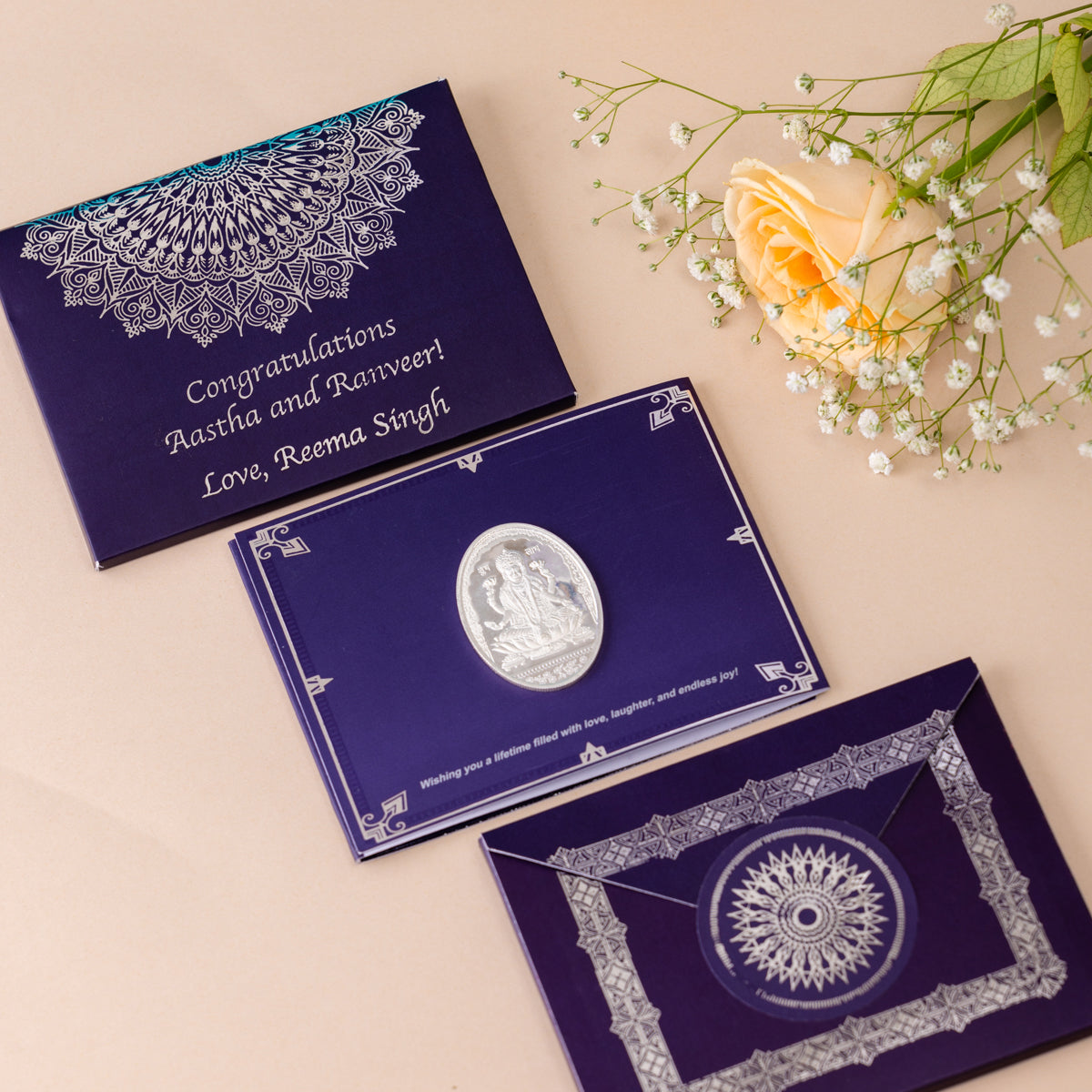 Silver Moments Card Set - Laxmi