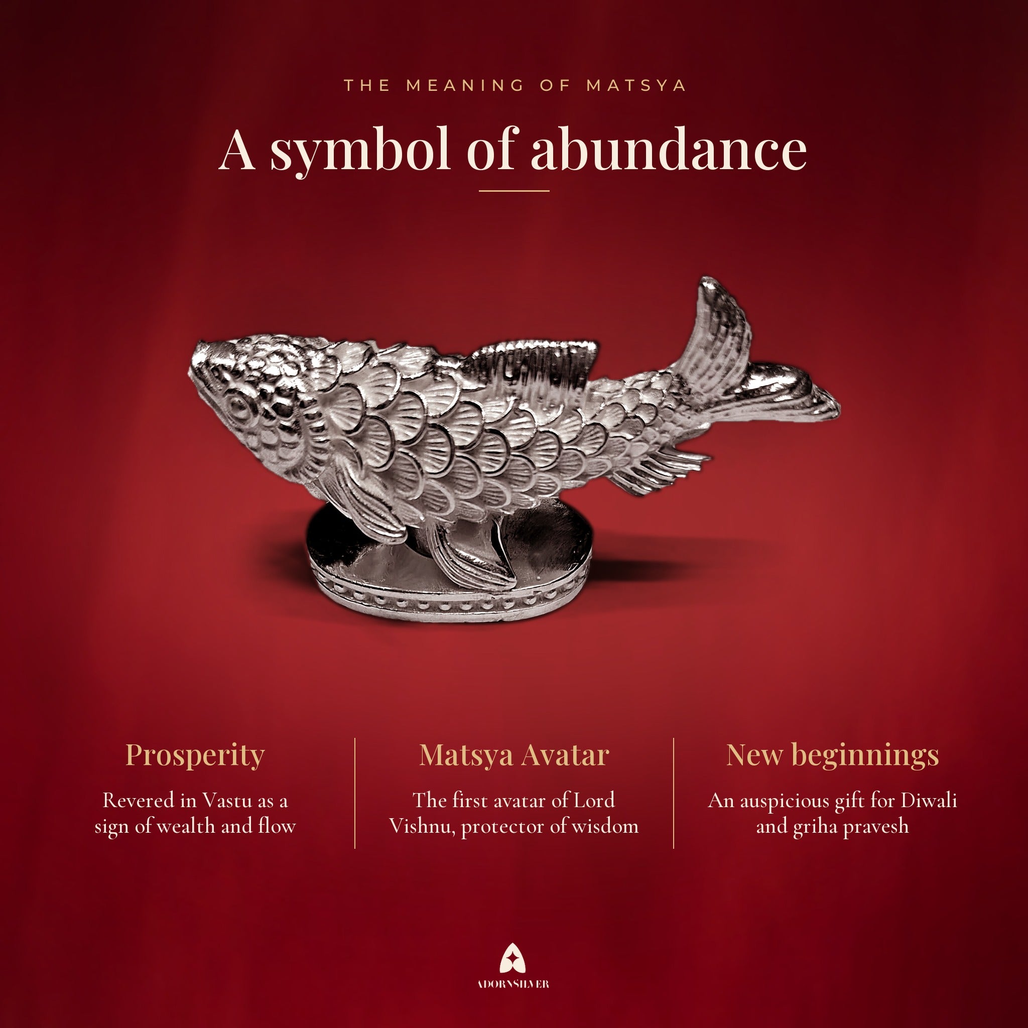 Meaning of the Matsya: prosperity, the Matsya avatar of Lord Vishnu, new beginnings