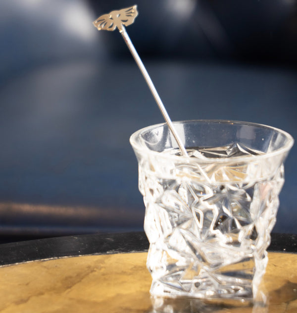 Silver Cocktail Stirrer - Elephant