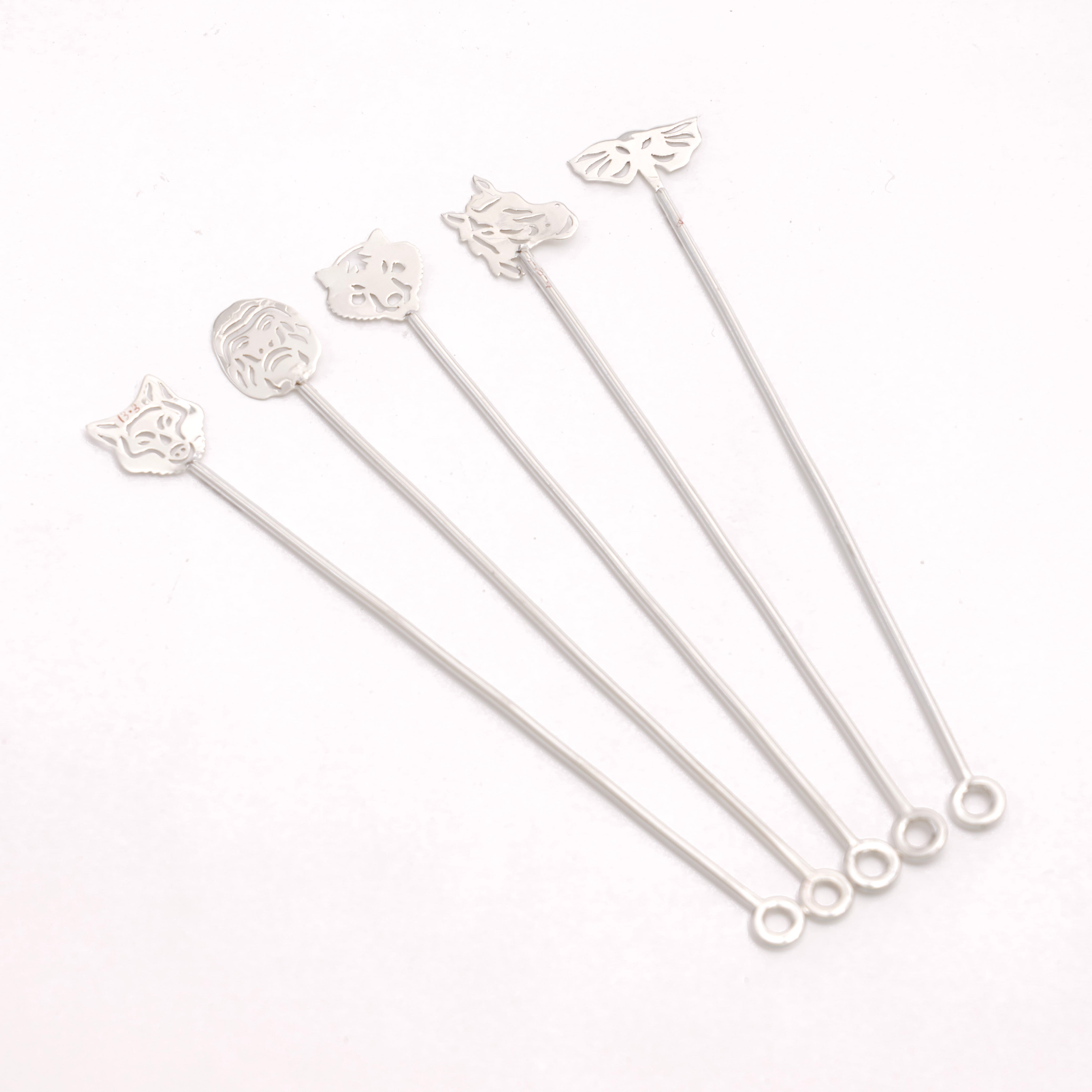 Silver Cocktail Stirrer - Pack of 5