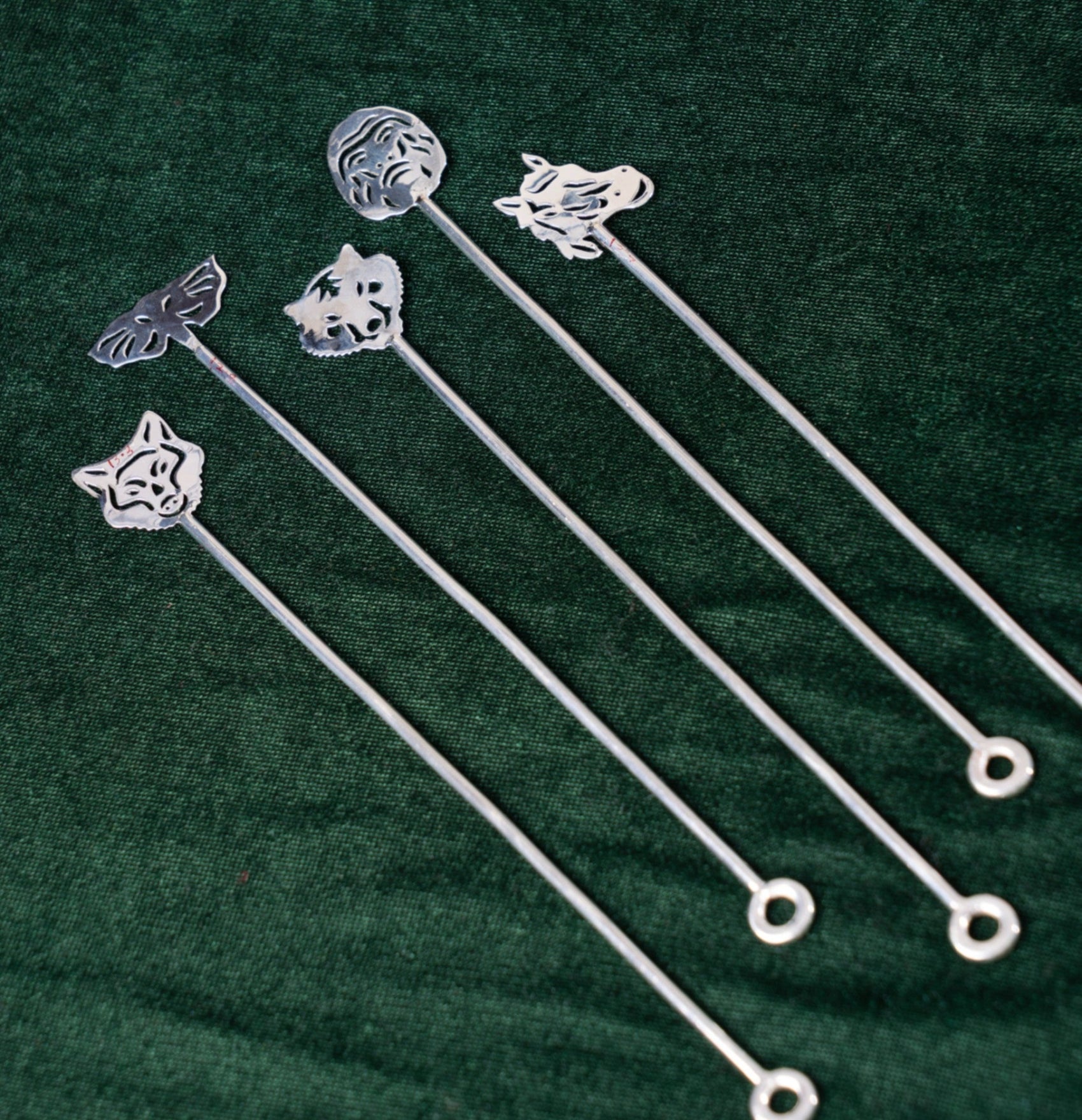 Silver Cocktail Stirrer - Pack of 5