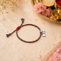 Little Bonds Charms Silver Rakhi