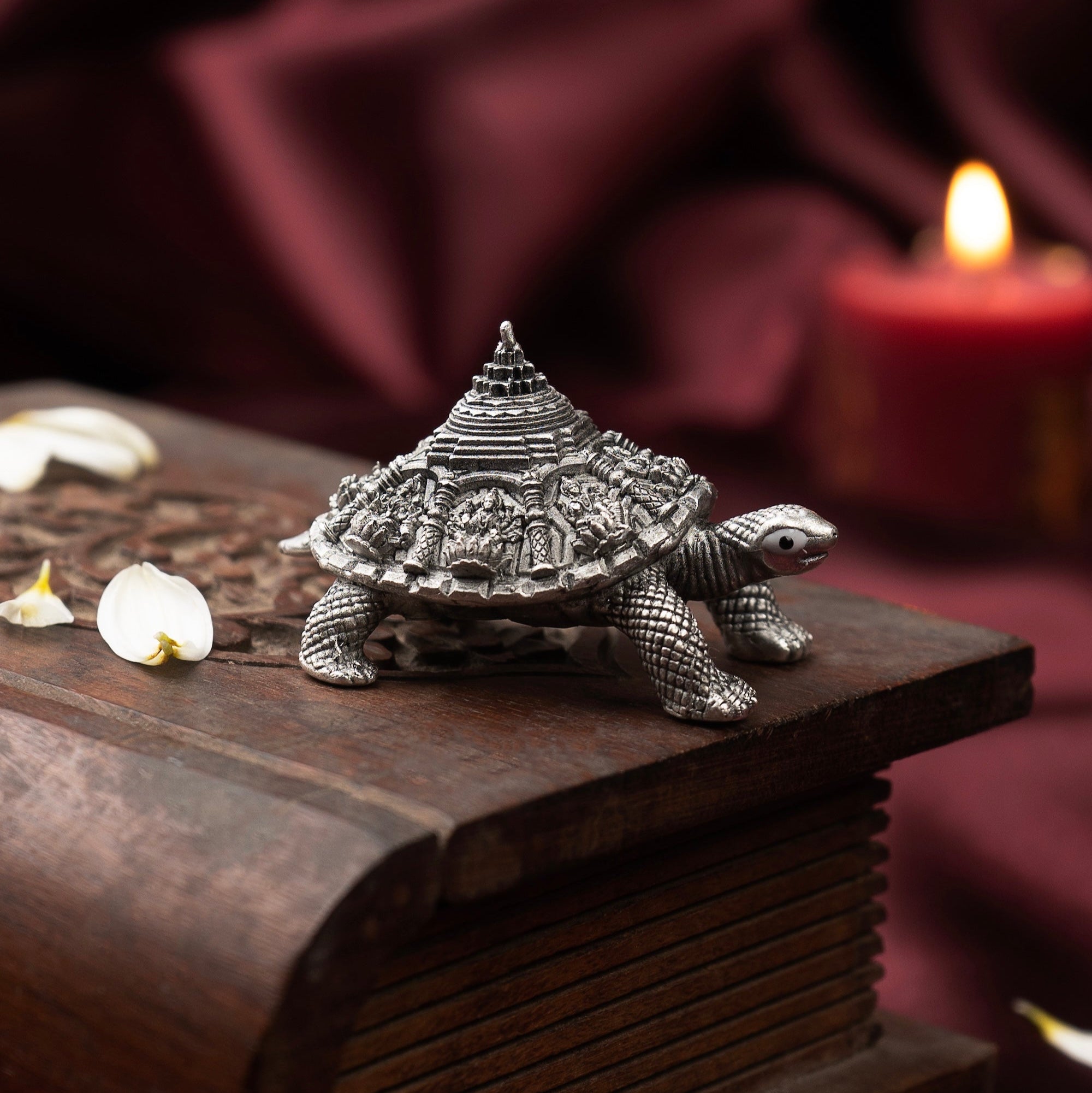 Silver Tortoise â€šÃ„Ã¶âˆšÃ‘âˆšÂ¨ Ashtalakshmi & Sri Yantra
