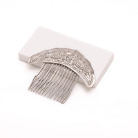 Enchanting Floral Silver Hairclip