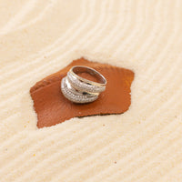 Twin Arc Lustre Ring