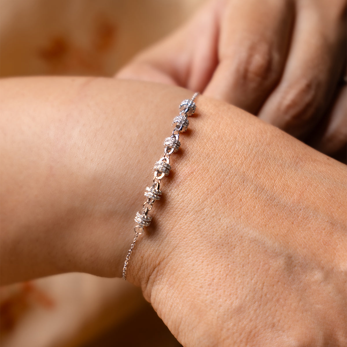 Eternal Grace Sterling Silver Bracelet