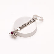 Regal Elephant Oxidised Keychain