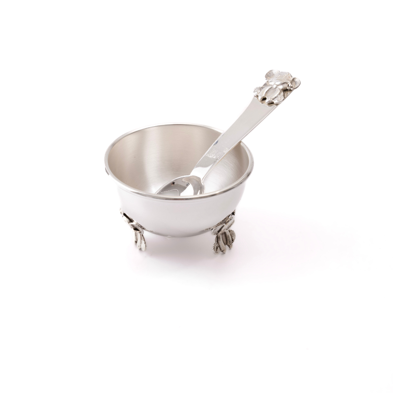 Ellie Silver Baby Dinner Set