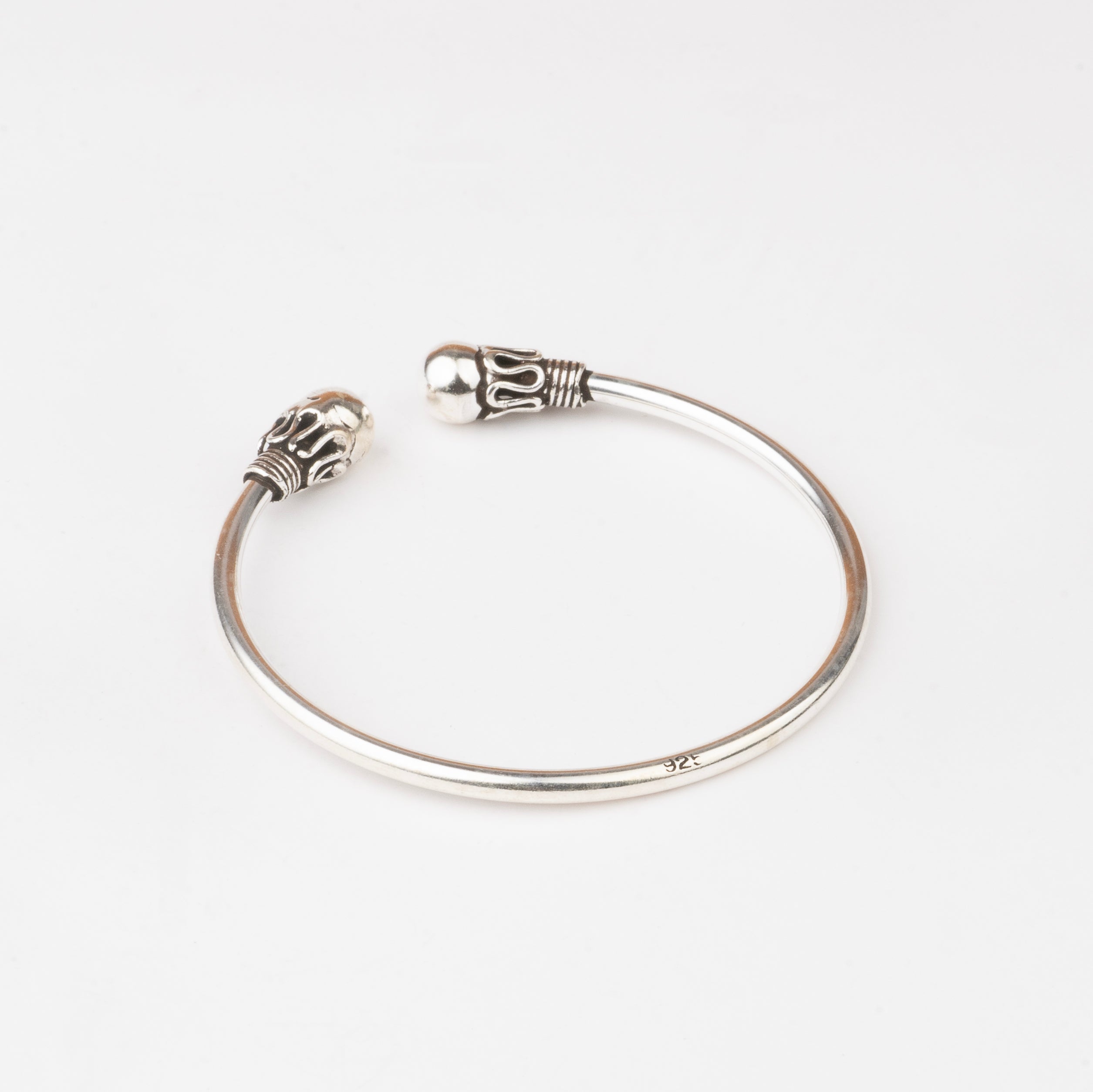 Lotus Crown Silver Kada