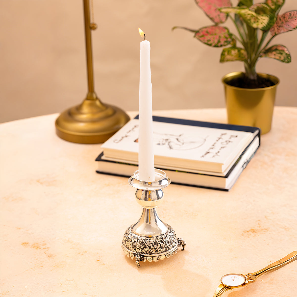 Regal Charm Candle Stand