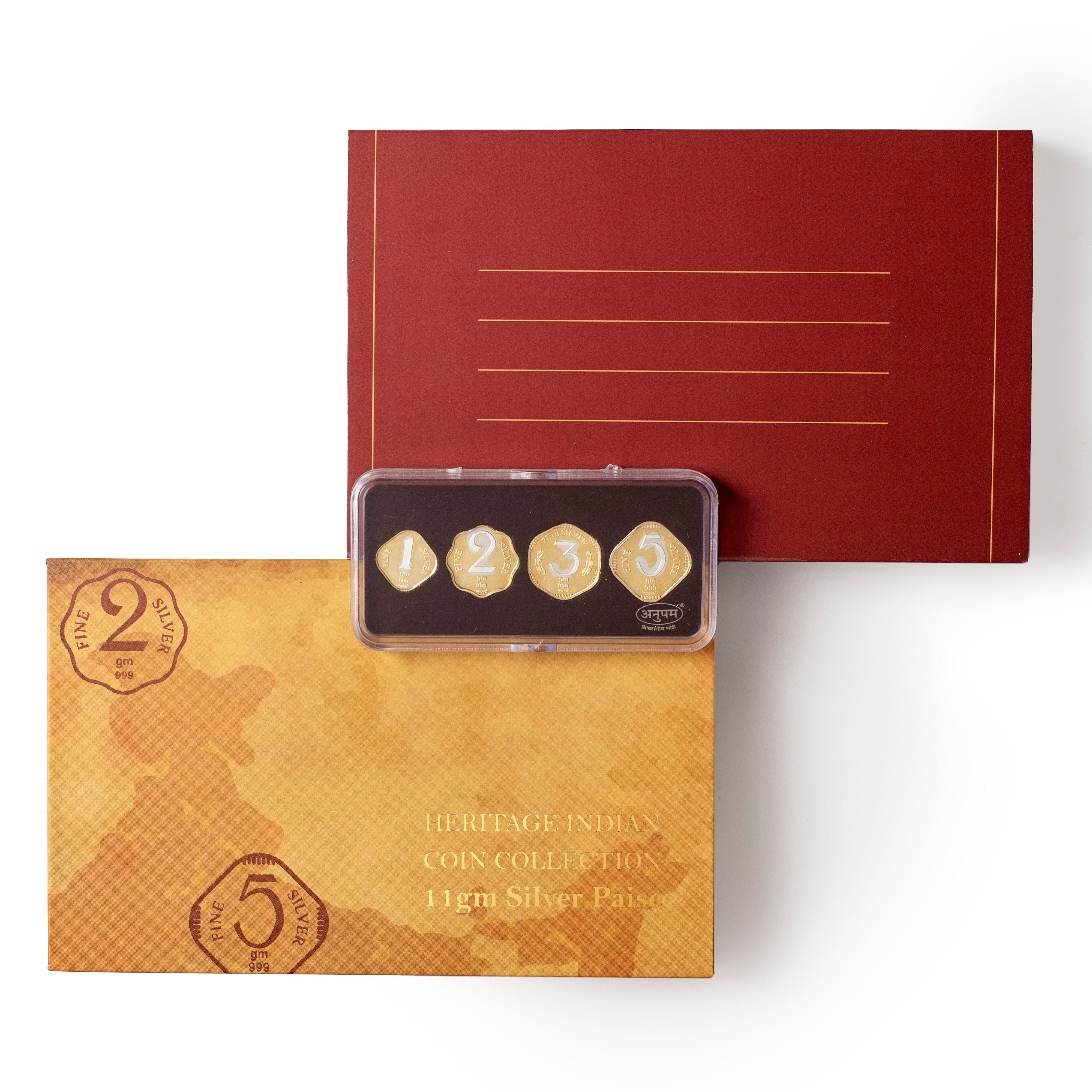 Heritage Coin - Silver Paise Set