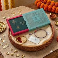 Little Bonds Celebration Set – Charms Silver Rakhi & Silver Bar