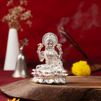 999 Pure Silver Lakshmi Idol
