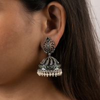 Emerald Dome Jhumkas