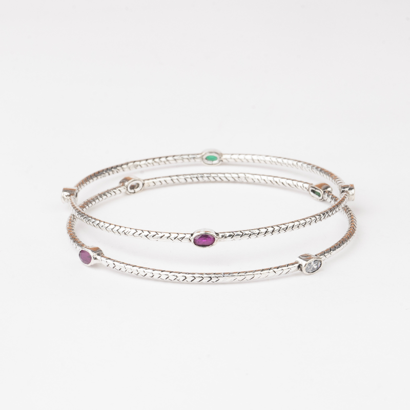 Multi Stone Bangles