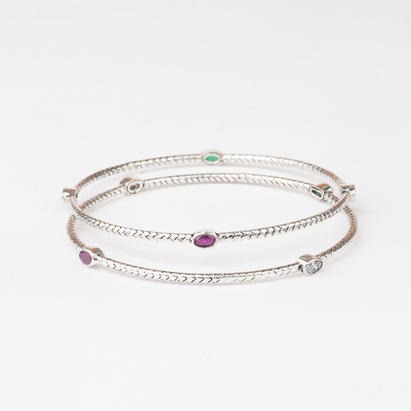 Multi Stone Bangles