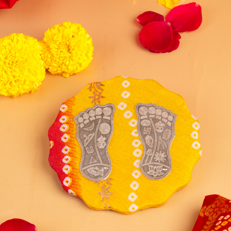 Mangalmaya Silver Charan Paduka