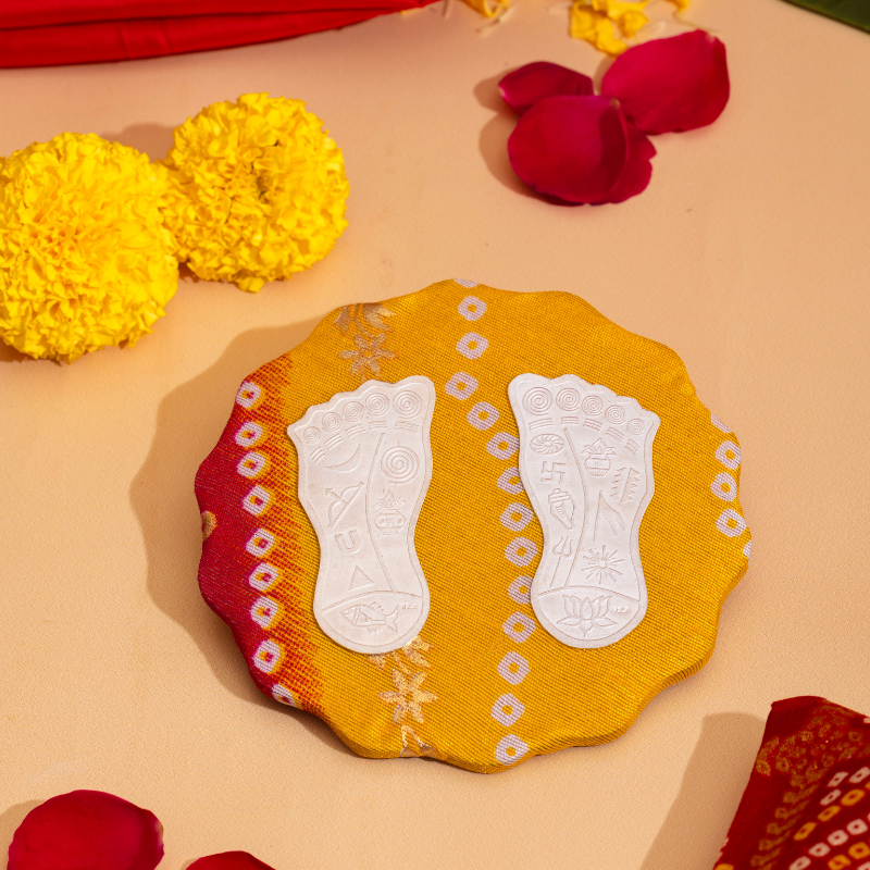 Mangalmaya Silver Charan Paduka