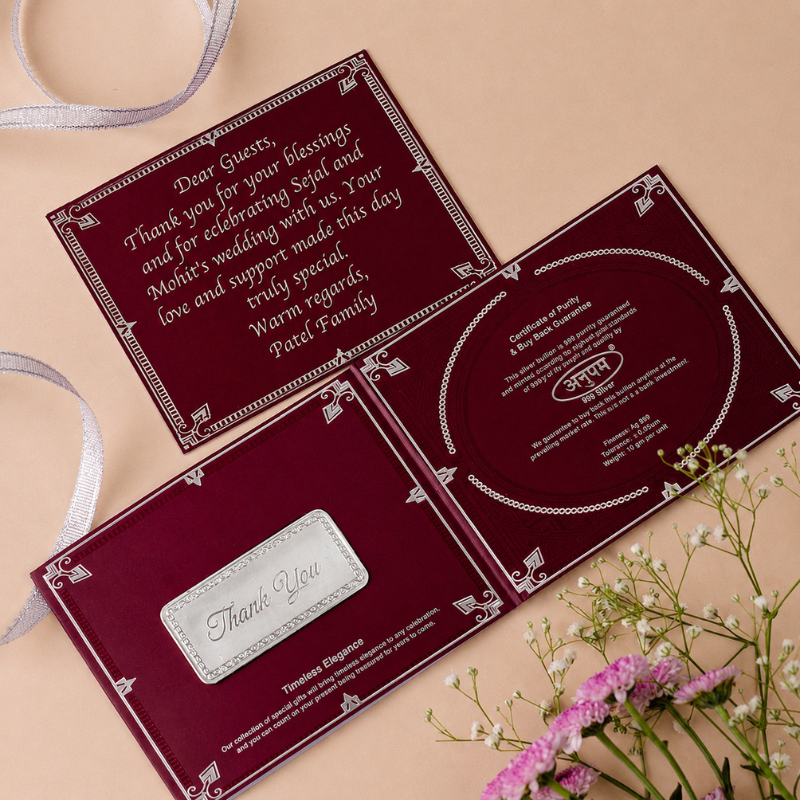 Silver Moments Card Set - Thank You