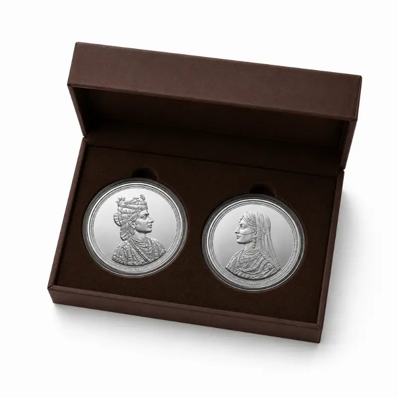 Ever After Silver Shagun Coin Set