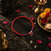 Rudraksha Silver Rakhi