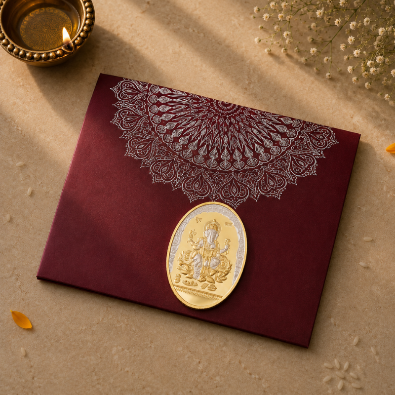 Silver Moments Card Set - Ganesh