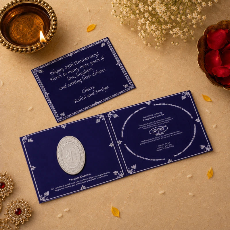 Silver Moments Card Set - Laxmi