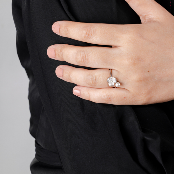 Pearl Blossom Ring