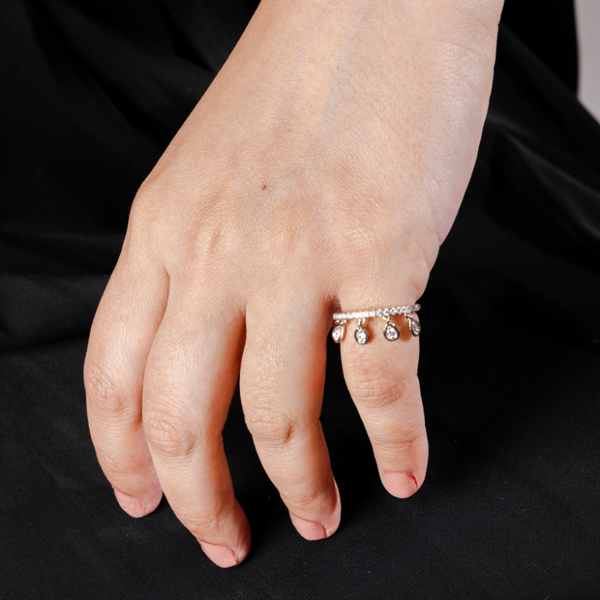 Dewdrop Charm Ring