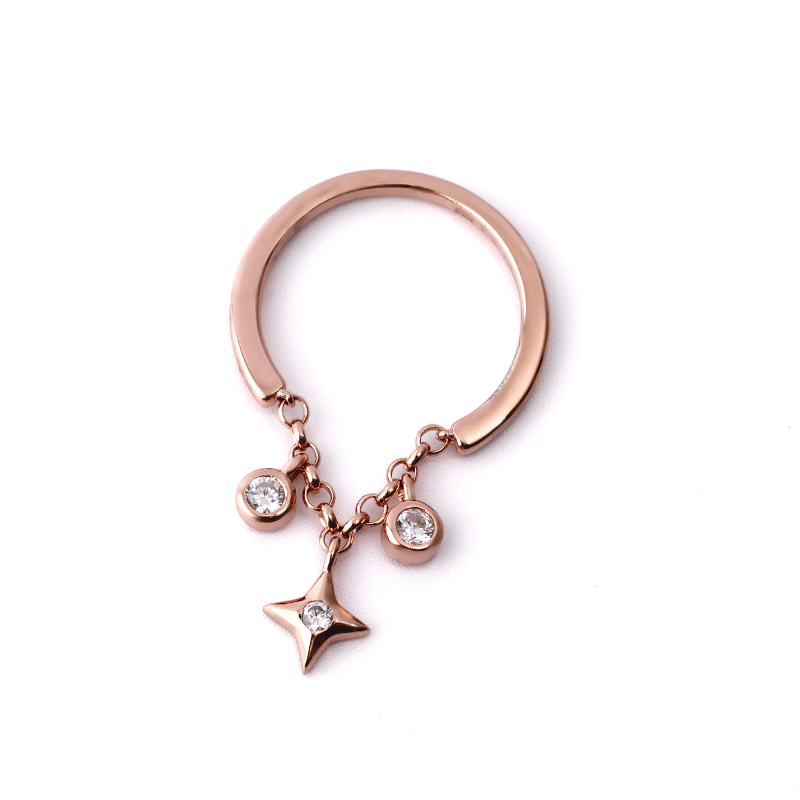 Starry Dangle Ring