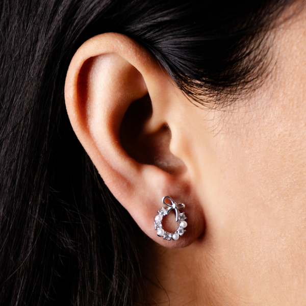 Pearl Whimsy Hoops