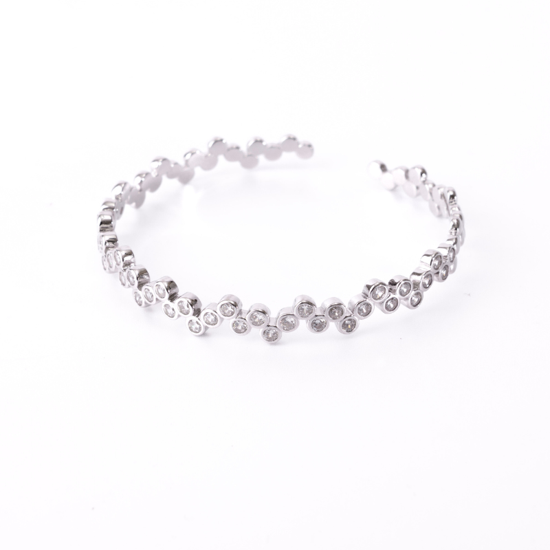 Celeste Cluster  Open Cuff