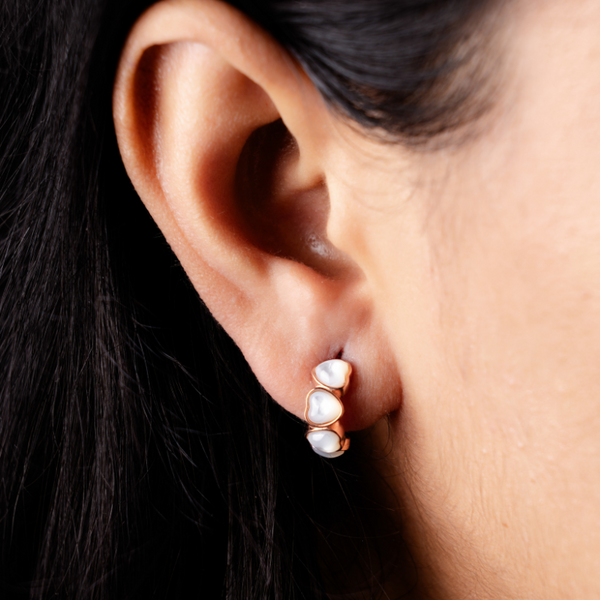 Sweetheart Gleam Hoops