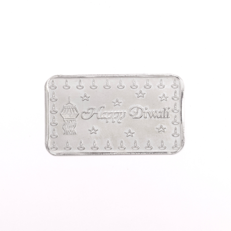 Silver Moments Card Set - Happy Diwali
