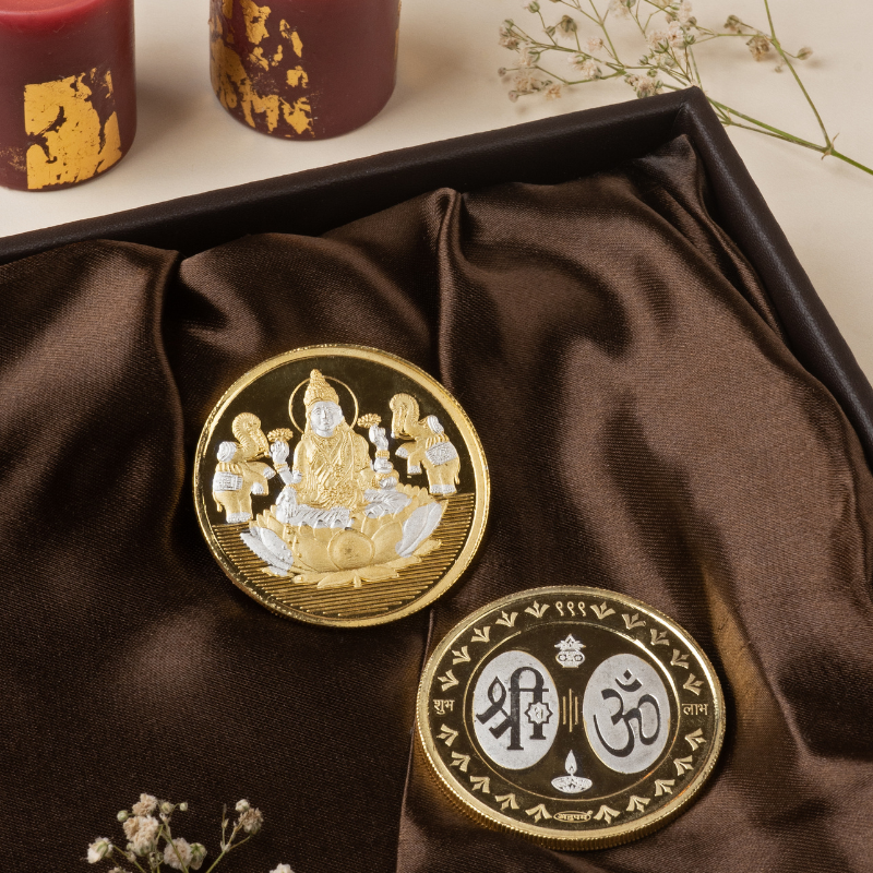 Silver Round Lakshmi Coin
