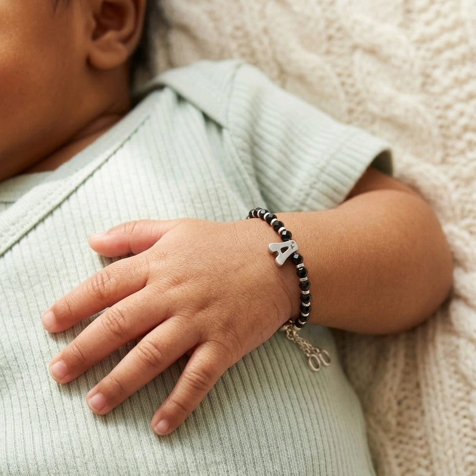 Baby Guardian Initial Bracelet