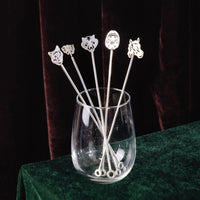 Silver Cocktail Stirrer - Pack of 5