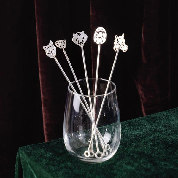 Silver Cocktail Stirrer - Pack of 5