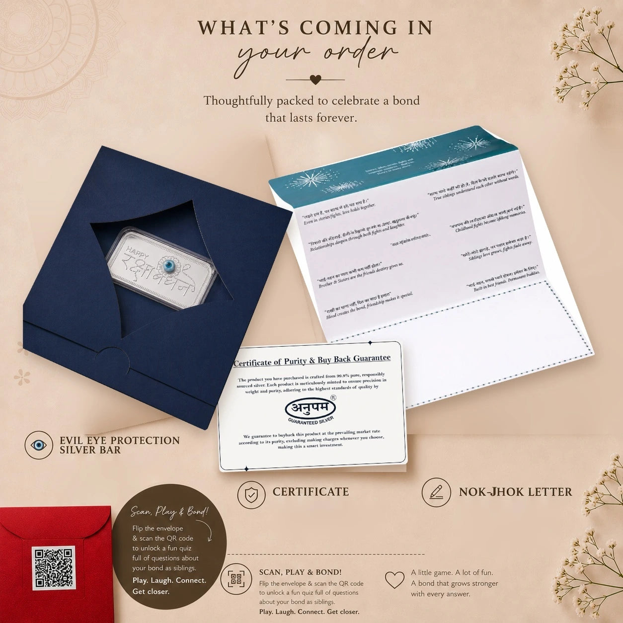 Raksha Bandhan Silver Bar