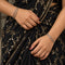 Antique engraved silver bangles