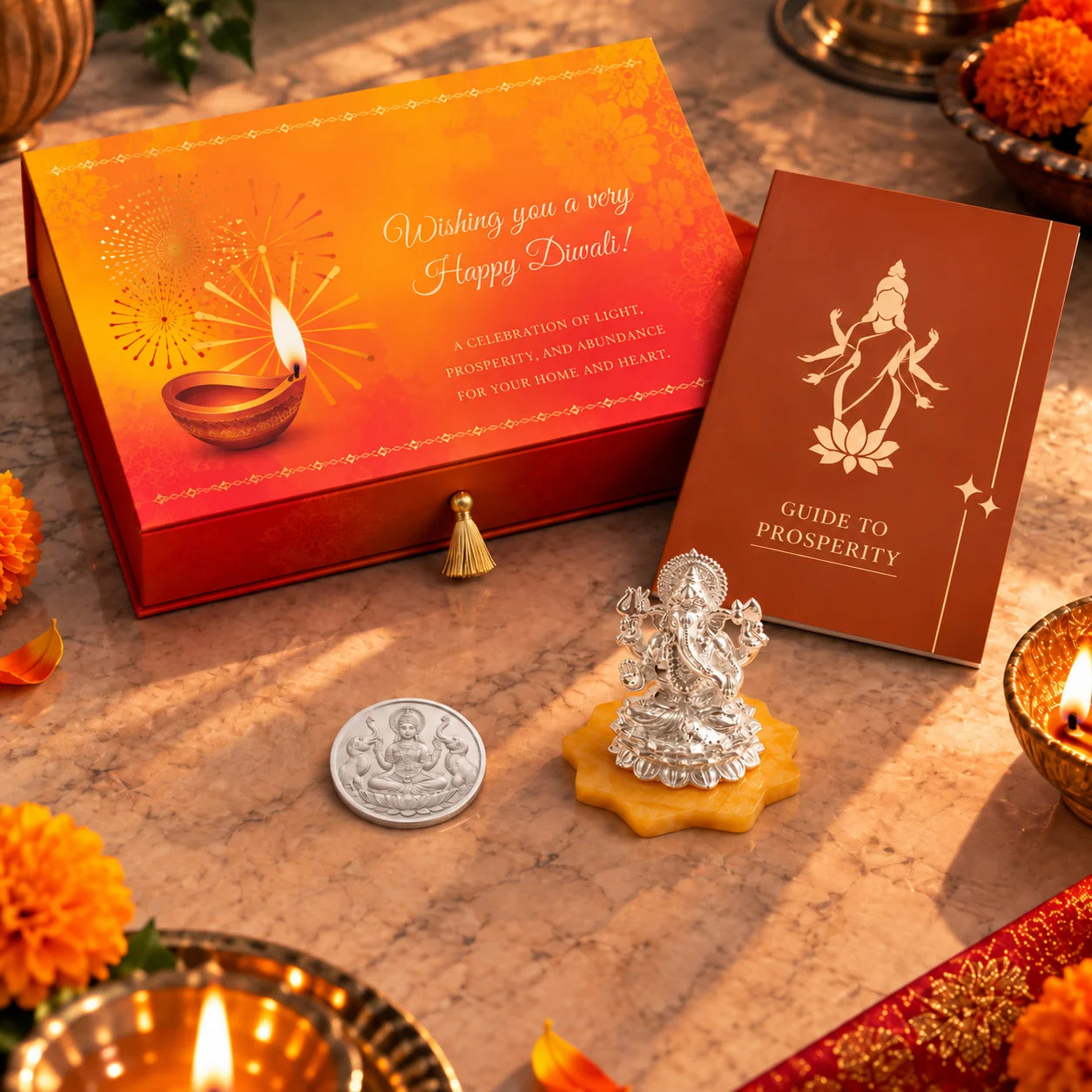 Auspicious Blessings Hamper by Adorn Silver, image 1