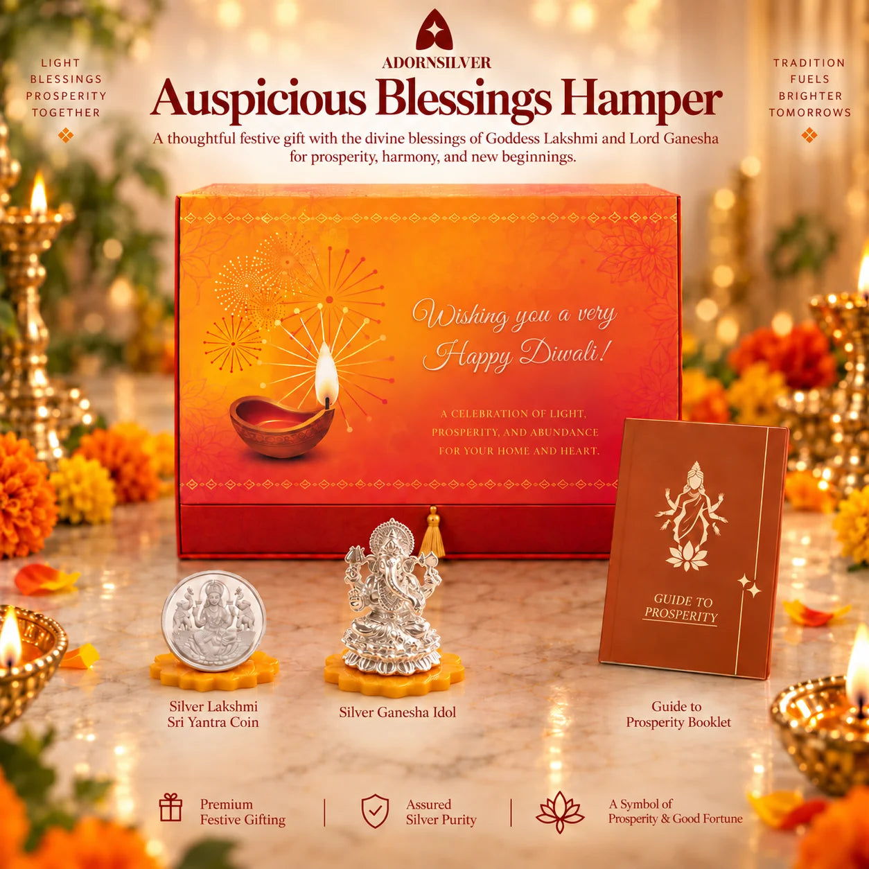 Auspicious Blessings Hamper by Adorn Silver, image 2
