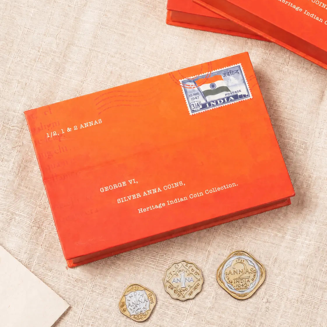 Heritage Coin Silver Anna Set in 999 pure silver