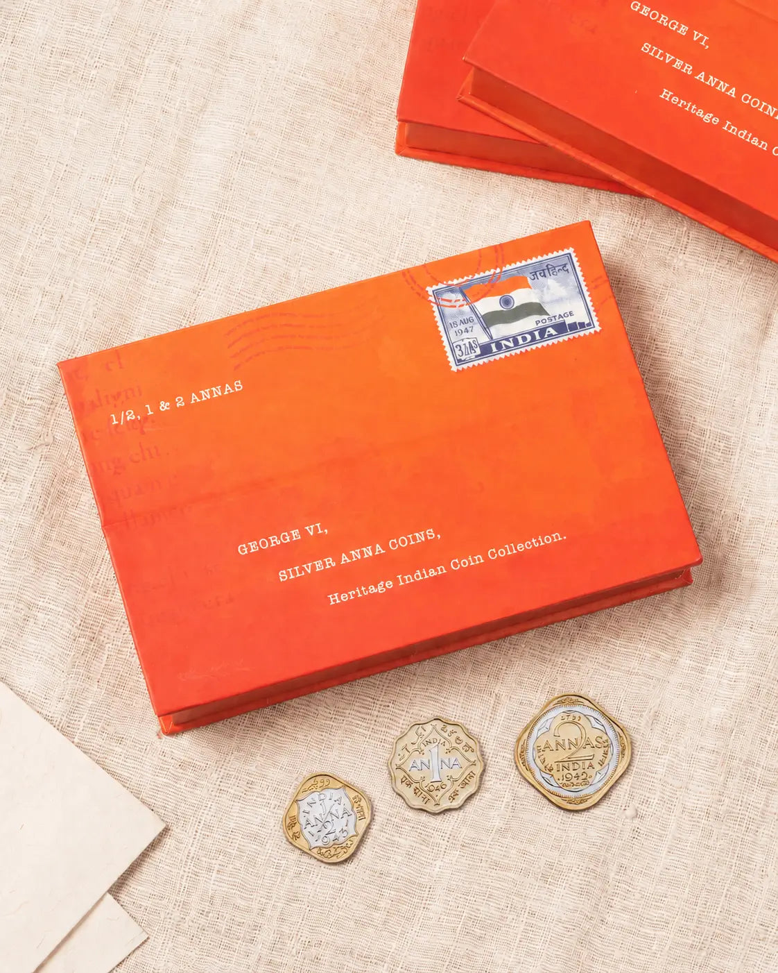 Heritage Coin Silver Anna Set in 999 pure silver