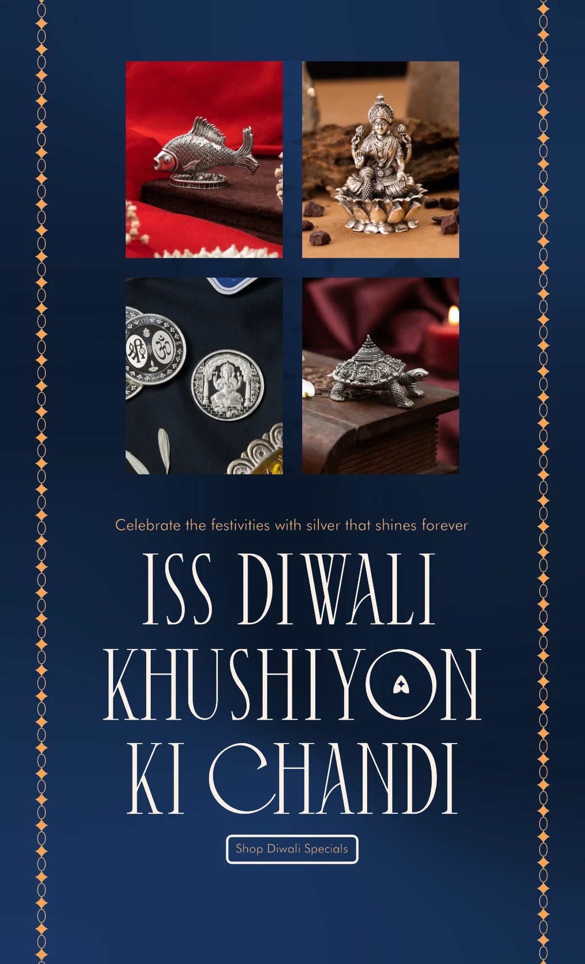 Iss Diwali Khushiyon Ki Chandi – Diwali silver gifts
