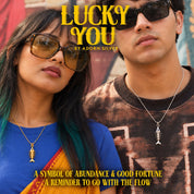 Lucky You campaign: gold finish fish charms