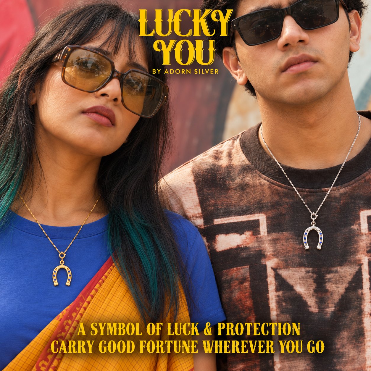 Lucky You campaign: horseshoe charms for luck and protection
